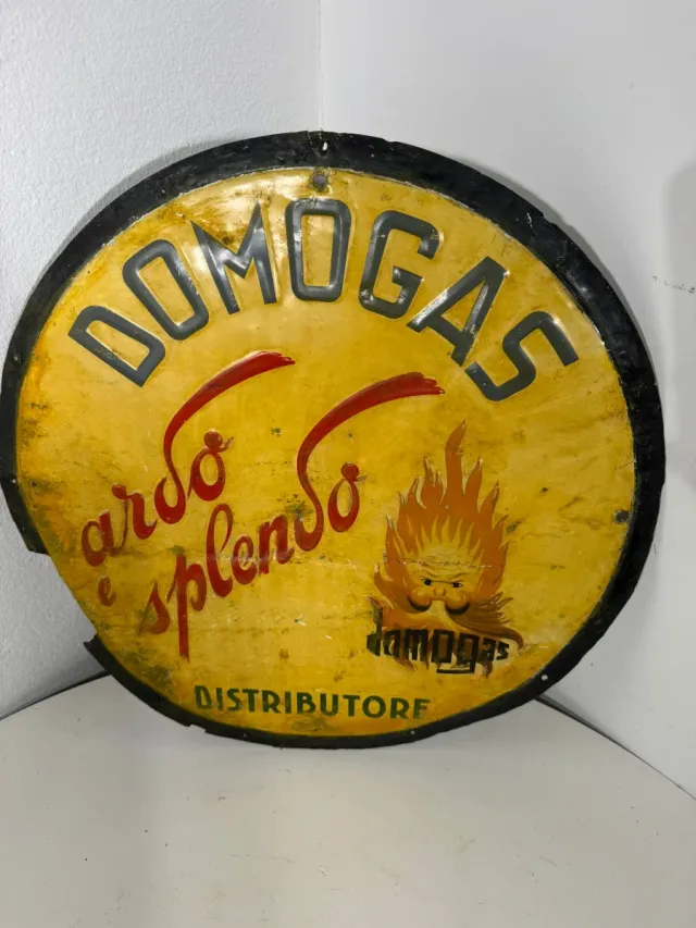 Targa pubblicitaria Domogas