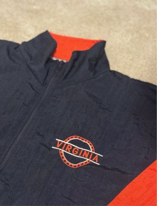 Giacca Vintage Champion Blu Arancione