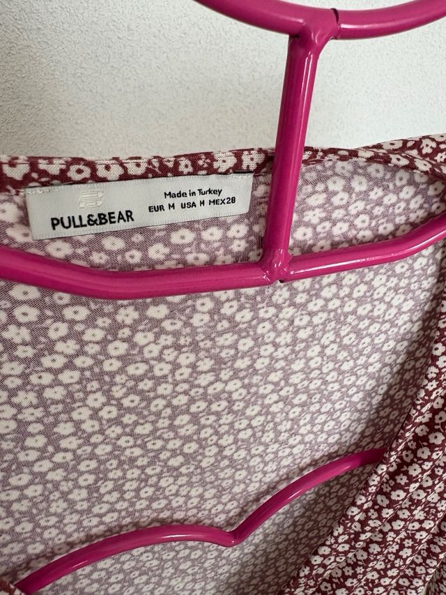 Vestido Pull and Bear flores