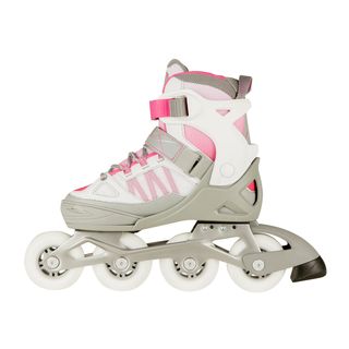 Patines en línea Fitness Fit 5 Niños Blanco/Rosa