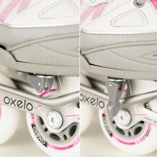 Patines en línea Fitness Fit 5 Niños Blanco/Rosa