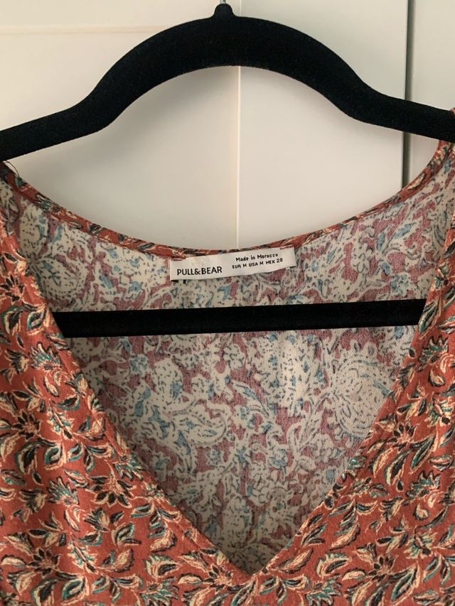 Vestido Pull&Bear estampado talla única