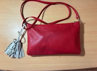 Bolso Loewe Rojo Piel