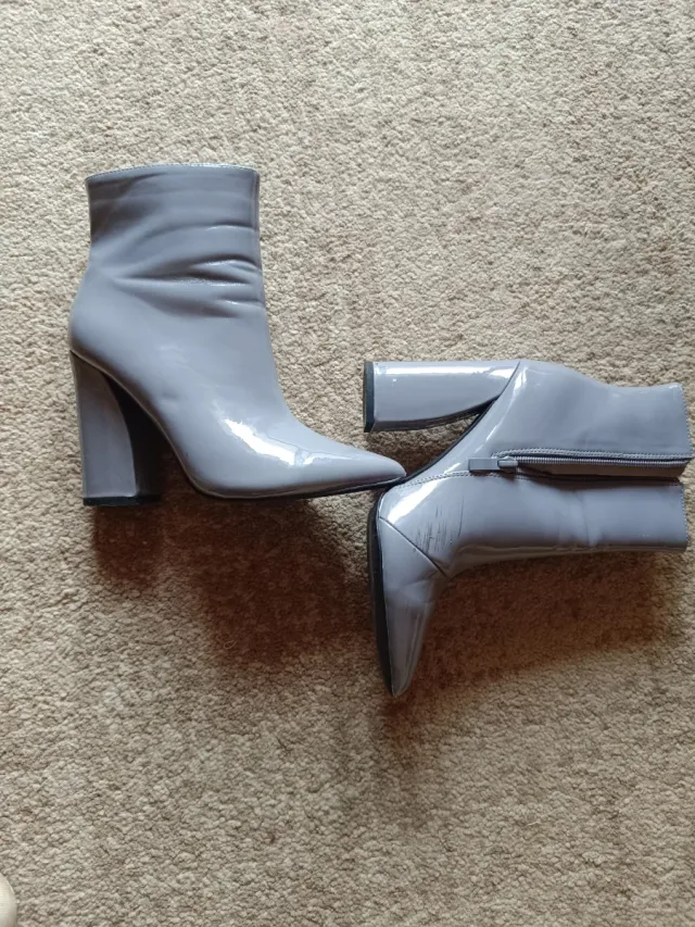 Stivali Raid tacco grigio