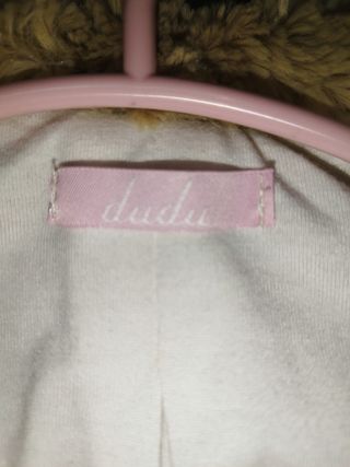 Abrigo bebé peluche