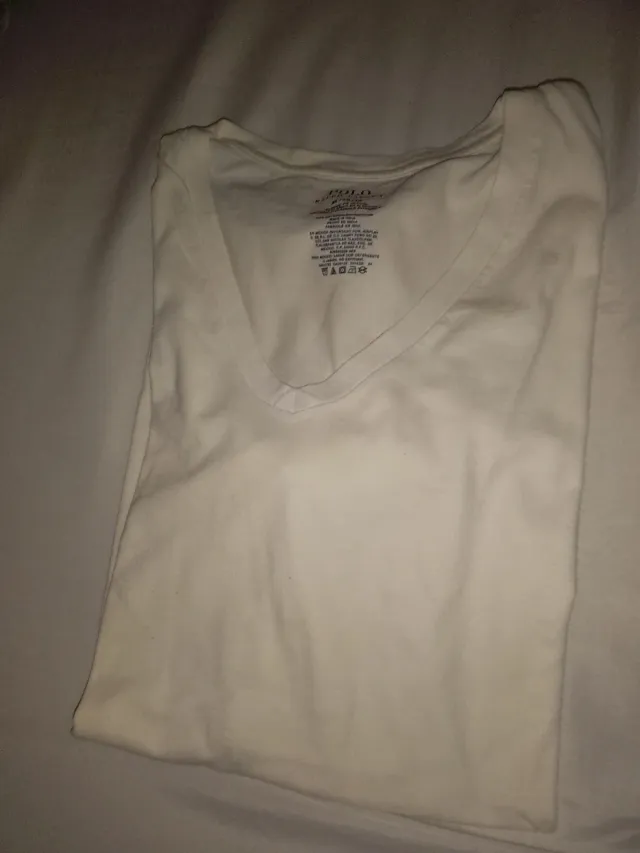 Polo Ralph Lauren Camiseta Blanca Talla XL