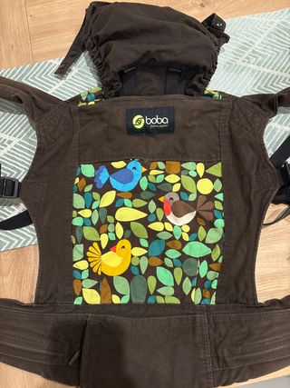 Mochila Boba con estampado de pájaros