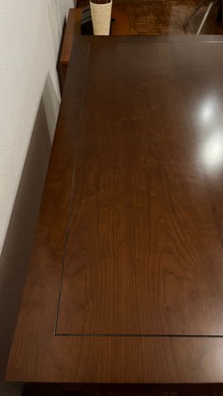 Mesa comedor madera maciza extensible