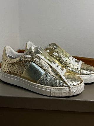 Stokton Scarpe Donna 37 Oro Argento