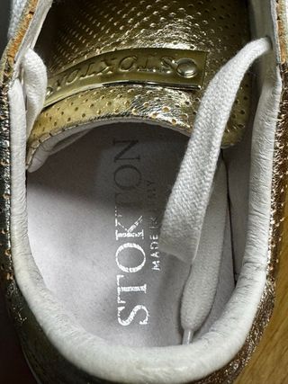 Stokton Scarpe Donna 37 Oro Argento