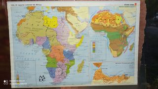 Mapa escolar: Reparto colonial de África