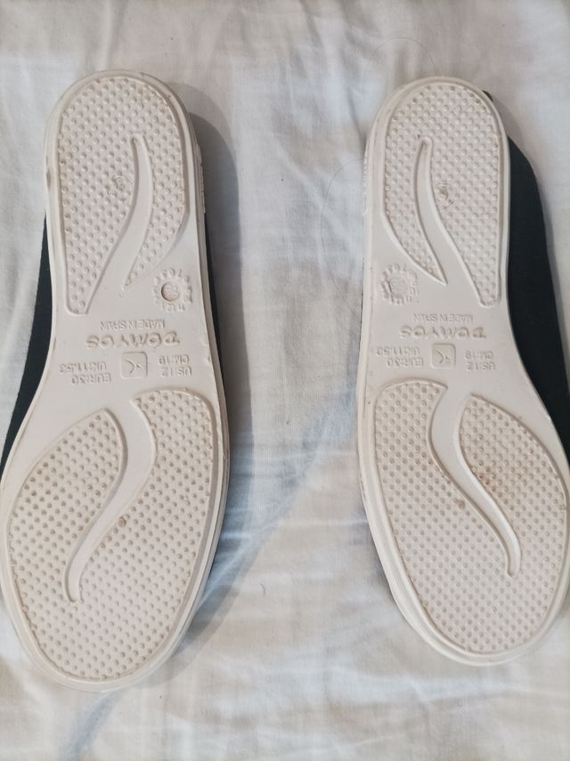 Zapatillas gimnasio/baile niño negro