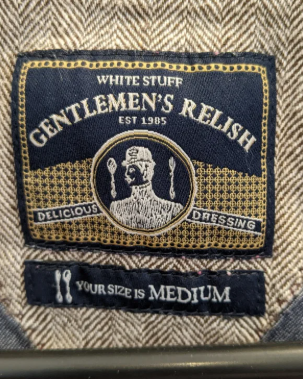 Chaleco de hombre marrón y gris