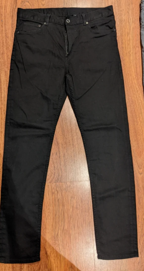 Pantalones de hombre negros y grises