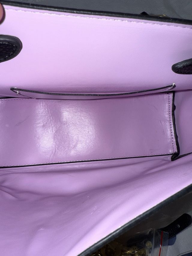 Bolso Versace Negro y Dorado