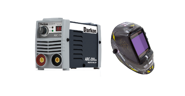 Soldadora y pantalla Inverter Darken ARC-200 200A