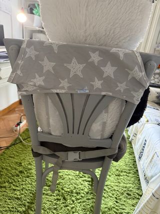 Trona portátil tela estrellas