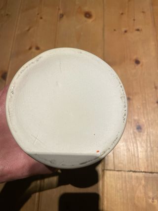 Bottiglia in ceramica verde