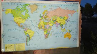 Mapa Planisferio Político Vicens Vives