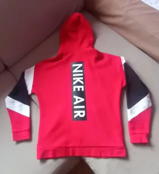 Sudadera Nike Roja con Cremallera