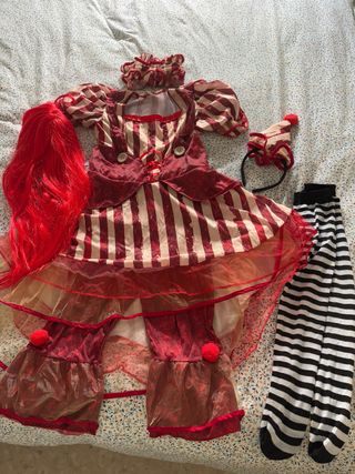 Disfraz Payasa Halloween Talla Única