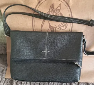 Bolso de piel El Potro negro