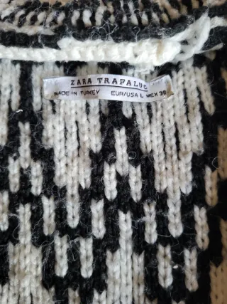 Chaqueta larga Zara Talla L