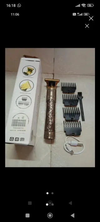 2 Maquinilla de afeitar pelo y barba.