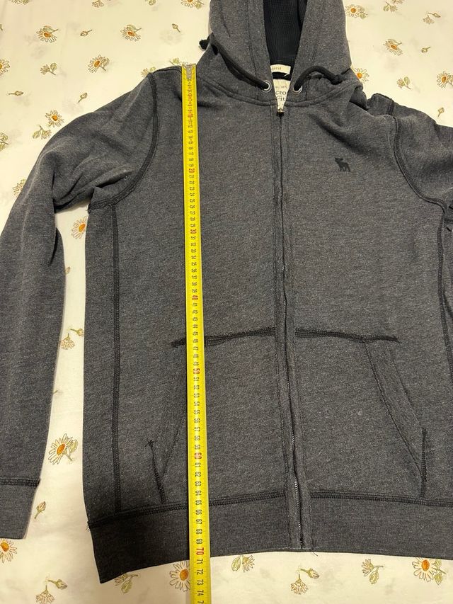 Sudadera Abercrombie & Fitch Gris Talla XL