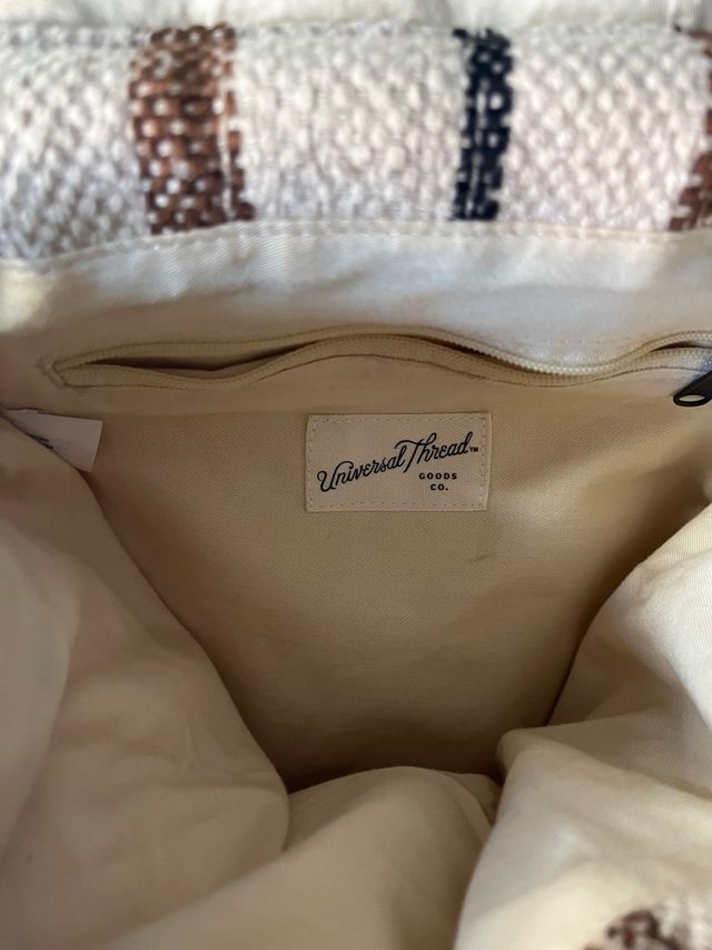 Mochila Beige y Marrón Diseño Original