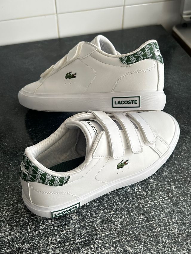 Zapatillas Lacoste Piel Blancas