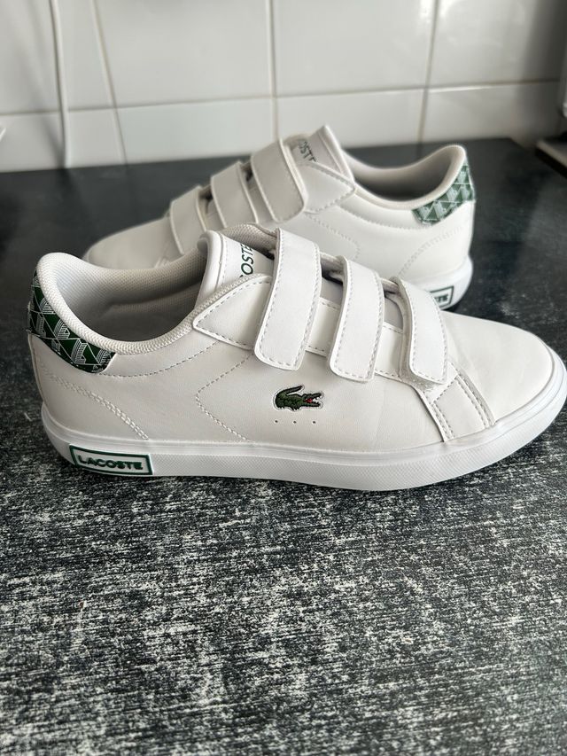 Zapatillas Lacoste Piel Blancas