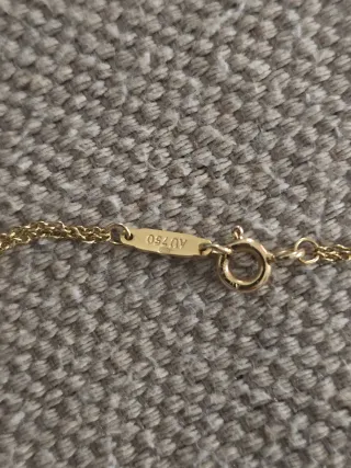 Collar Tiffany & Co. Infinito Oro.