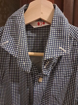 Camisa sim fit azul noche