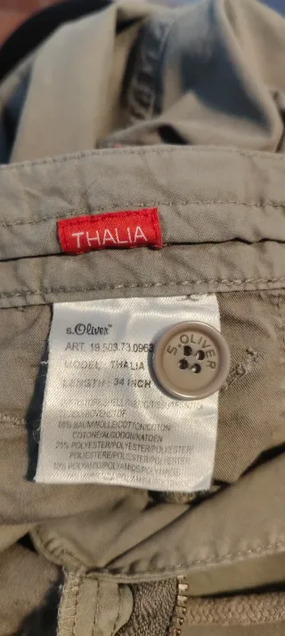 Pantalón S. Oliver verde Talla L