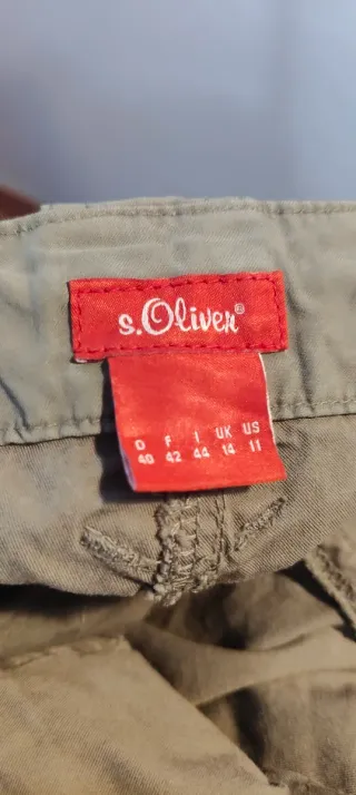 Pantalón S. Oliver verde Talla L