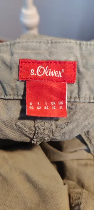 Pantalón S. Oliver verde Talla L