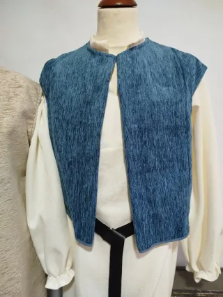 Chaleco Medieval Azul