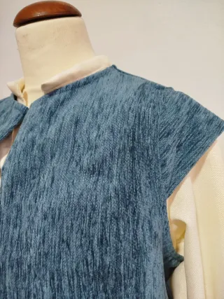 Chaleco Medieval Azul