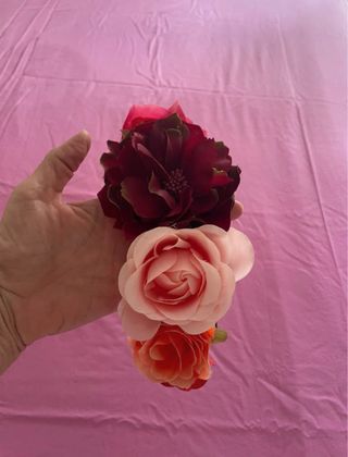 Corona de flores para Halloween