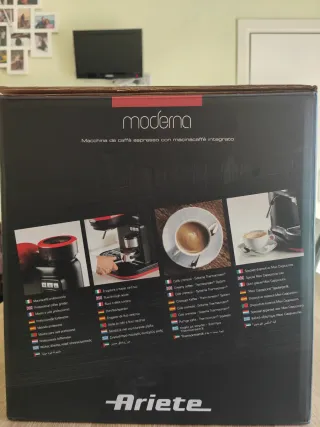 Macchina Caffè Ariete Moderna con Macinacaffè