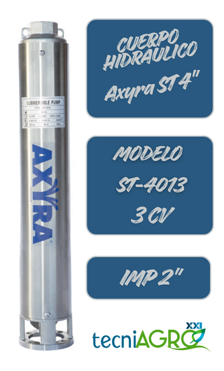 Cuerpo Hidráulico Axyra ST 4" Modelo ST4013 3 CV