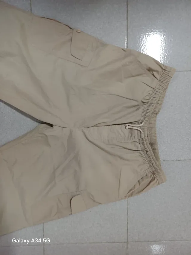 Pantaloni cargo beige uomo L