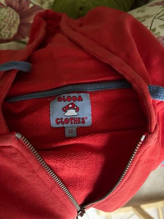 Sudadera chico Bloom roja con capucha