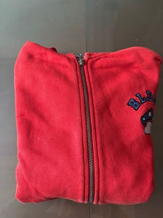 Sudadera chico Bloom roja con capucha