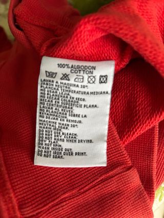 Sudadera chico Bloom roja con capucha