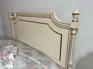Estructura de cama 105cm con somier