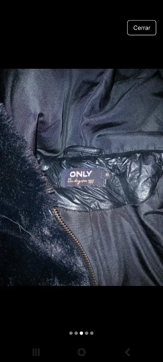 Chaleco pelo Only Talla XS