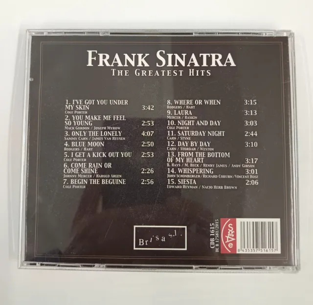 Frank Sinatra The greatest Hits CD 15 exitos