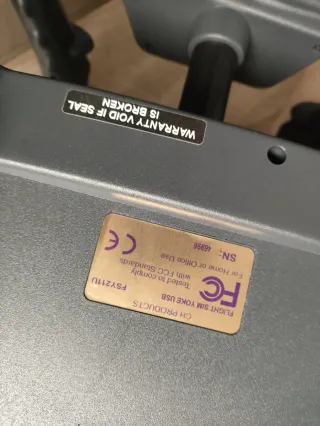 Simulador de Vuelo.  Flight Sim Yoke.